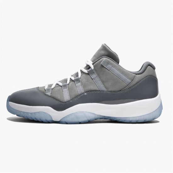 Jordan 11 Retro Low Cool Grey 528895-003 Medium Grå/Hvid-Gunsmoke Sko