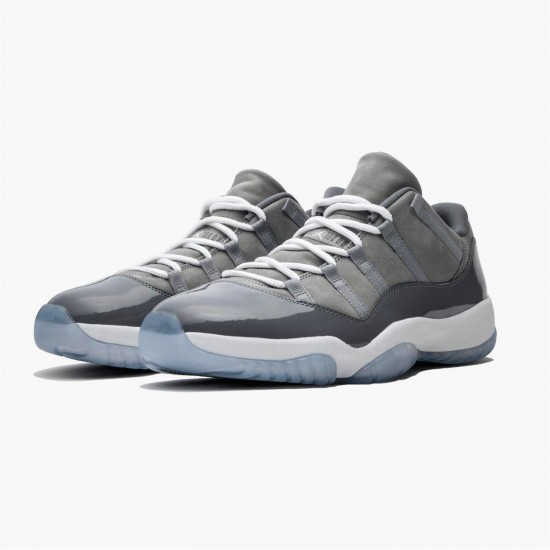 Jordan 11 Retro Low Cool Grey 528895-003 Medium Grå/Hvid-Gunsmoke Sko