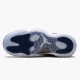 Jordan 11 Retro Low Snake Navy (2019) CD6847-102 Hvid/Sort-Navy Sko