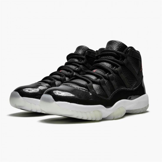 Jordan 11 Retro 72-10 378037-002 Sort/Gym Rød-Hvid-Anthracite Sko