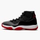 Jordan 11 Retro Playoffs Bred (2019) 378037-061 Sort/Hvid-Varsity Rød Sko