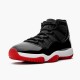 Jordan 11 Retro Playoffs Bred (2019) 378037-061 Sort/Hvid-Varsity Rød Sko