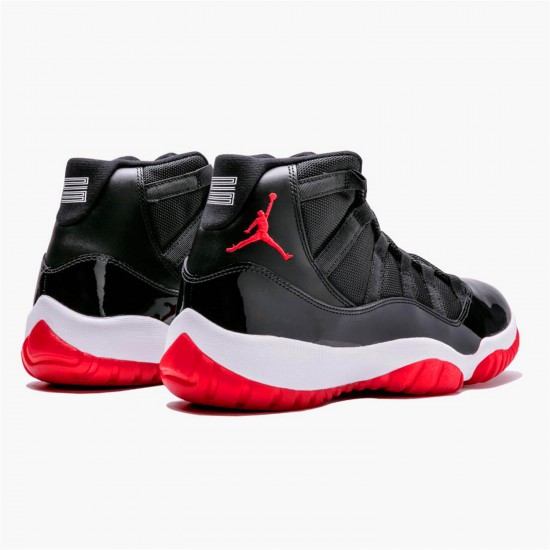 Jordan 11 Retro Playoffs (2012) 378037-010 Sort/Varsity Rød-Hvid Sko