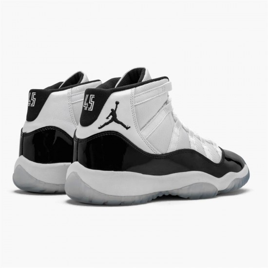 Jordan 11 Retro Concord (2018) 378038-100 Hvid/Sort-Concord Sko