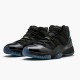 Jordan 11 Retro Gamma Blue 378037-006 Sort/Gamma Blå-Varsity Maize Sko