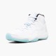 Jordan 11 Retro Legend Blue (2014) 378037-117 Hvid/Sort-Legend Blå Sko