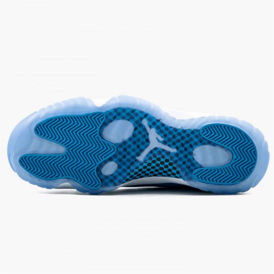 Jordan 11 Retro Low University Blue (2017) 528895-106 Hvid/University Blå Sko