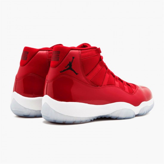 Jordan 11 Retro Win Like 96 378037-623 Gym Rød/Sort-Hvid Sko