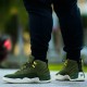 Jordan 12 Retro Chris Paul Class Of 2003 130690-301 Olive Canvas/Sort-Sail Sko