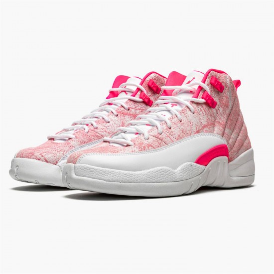 Jordan 12 Retro Arctic Punch 510815-101 Hvid/Arctic Punch-Hyper Lyserød Sko