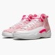 Jordan 12 Retro Arctic Punch 510815-101 Hvid/Arctic Punch-Hyper Lyserød Sko