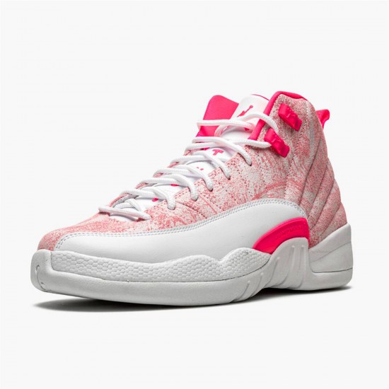 Jordan 12 Retro Arctic Punch 510815-101 Hvid/Arctic Punch-Hyper Lyserød Sko