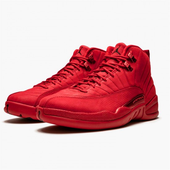 Jordan 12 Retro Gym Red (2018) 130690-601 Gym Rød/Sort-Gym Rød Sko