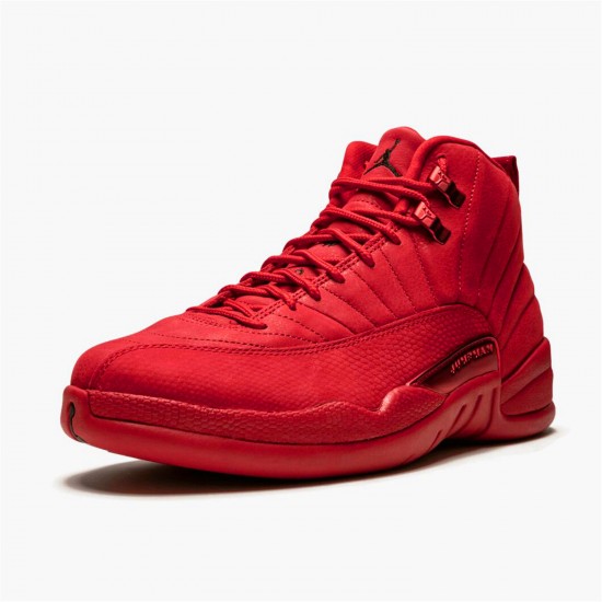 Jordan 12 Retro Gym Red (2018) 130690-601 Gym Rød/Sort-Gym Rød Sko