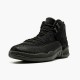 Jordan 12 Retro OVO Black 873864-032 Sort/Metallic Guld-Sort Sko