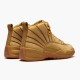 Jordan 12 Retro PSNY Wheat AA1233-700 Wheat/Wheat-Gum Light Brun Sko