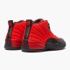 Jordan 12 Retro Reverse Flu Game CT8013-602 Varsity Rød/Sort Sko