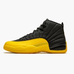 Jordan 12 Retro Black University Gold 130690-070 Sort/University Guld Sko