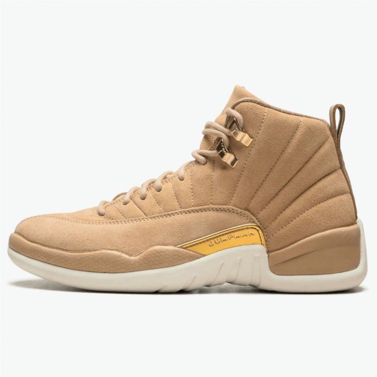 Jordan 12 Retro Vachetta Tan AO6068-203 Vachetta Tan/Metallic Guld-Sail Sko