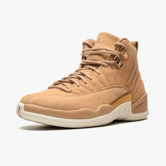 Jordan 12 Retro Vachetta Tan AO6068-203 Vachetta Tan/Metallic Guld-Sail Sko