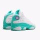 Jordan 13 Retro White Soar Green Pink 439358-100 Hvid/Soar-Grøn-Lyserød Sko