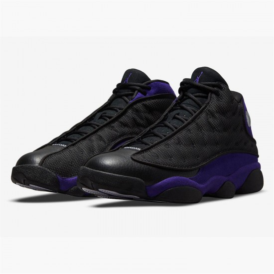 Jordan 13 Retro Court Purple DJ5982-015 Sort/Court Lilla-Hvid Sko