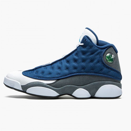 Jordan 13 Retro Flint (2020) 414571-404 Navy/Flint Grå-Hvid-University Blå Sko