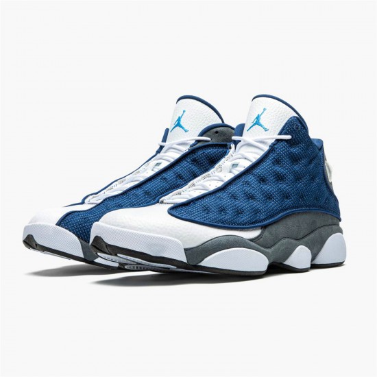 Jordan 13 Retro Flint (2020) 414571-404 Navy/Flint Grå-Hvid-University Blå Sko