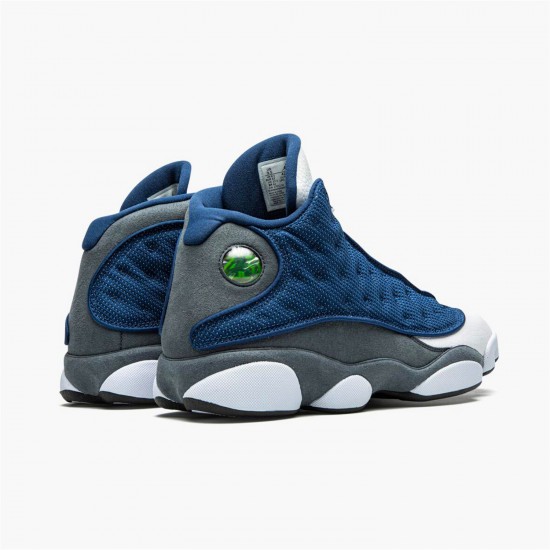 Jordan 13 Retro Flint (2020) 414571-404 Navy/Flint Grå-Hvid-University Blå Sko