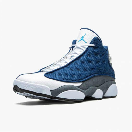 Jordan 13 Retro Flint (2020) 414571-404 Navy/Flint Grå-Hvid-University Blå Sko