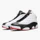 Jordan 13 Retro He Got Game (2018) 414571-104 Hvid/True Rød-Sort Sko