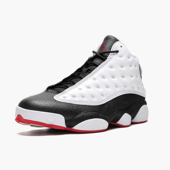 Jordan 13 Retro He Got Game (2018) 414571-104 Hvid/True Rød-Sort Sko