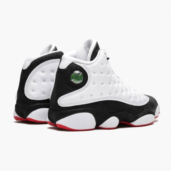 Jordan 13 Retro He Got Game (2018) 414571-104 Hvid/True Rød-Sort Sko