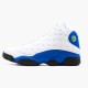 Jordan 13 Retro White Hyper Royal Black 414571-117 Hvid/Hyper Royal-Sort Sko