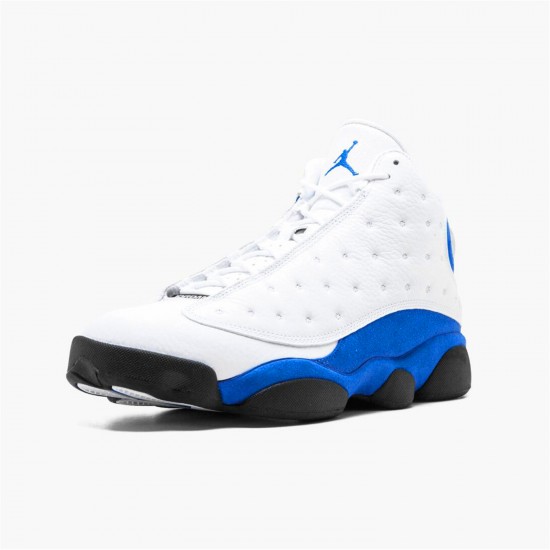 Jordan 13 Retro White Hyper Royal Black 414571-117 Hvid/Hyper Royal-Sort Sko