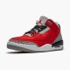 Jordan 3 Retro Fire Red Cement (Nike Chi) CU2277-600 Varsity Rød/Varsity Rød-Cement Grå Sko