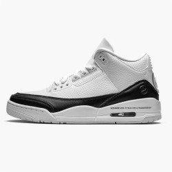 Jordan 3 Retro Fragment DA3595-100 Hvid/Hvid-Sort Sko