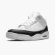 Jordan 3 Retro Fragment DA3595-100 Hvid/Hvid-Sort Sko