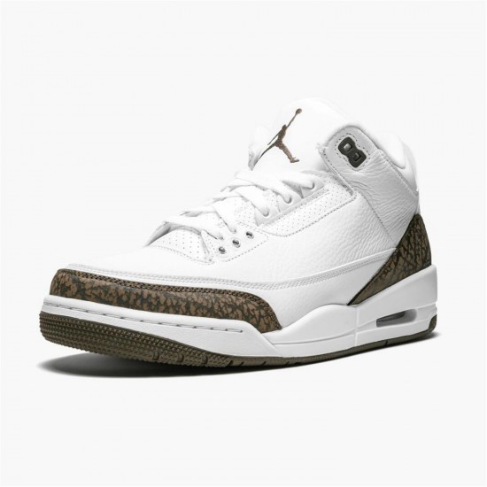 Jordan 3 Retro Mocha (2018) 136064-122 Hvid/Dark Mocha-Chrome Sko