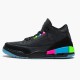 Jordan 3 Retro Quai 54 (2018) AT9195-001 Sort/Sort-Electric Grøn-InfraRød 23 Sko