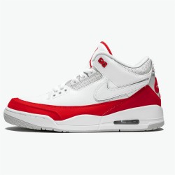 Jordan 3 Retro Tinker White University Red CJ0939-100 Hvid/University Rød-Neutral Grå Sko