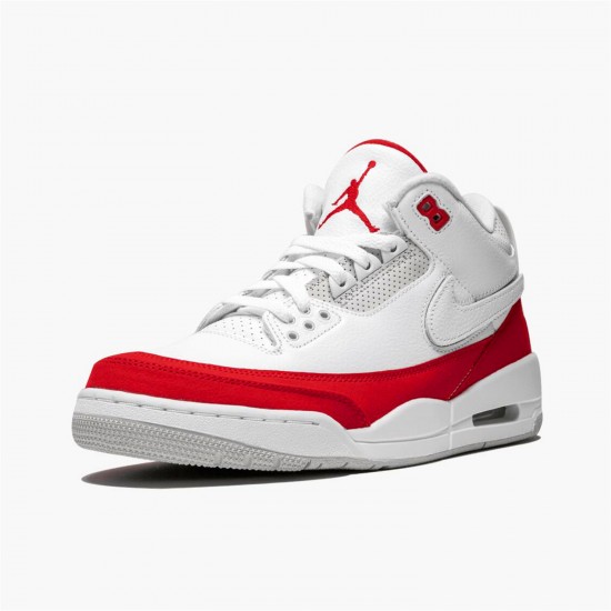 Jordan 3 Retro Tinker White University Red CJ0939-100 Hvid/University Rød-Neutral Grå Sko