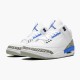 Jordan 3 Retro UNC (2020) CT8532-104 Hvid/Valor Blå-Tech Grå Sko