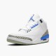 Jordan 3 Retro UNC (2020) CT8532-104 Hvid/Valor Blå-Tech Grå Sko