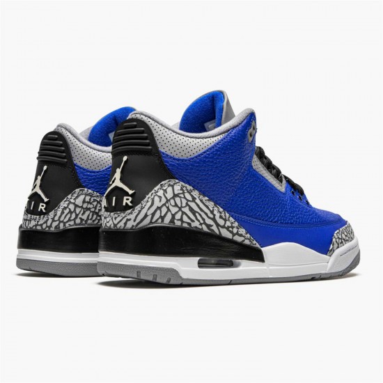 Jordan 3 Retro Varsity Royal Cement CT8532-400 Varsity Royal/Varsity Royal-Cement Grå Sko