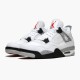 Jordan 4 Retro White Cement (2016) 840606-192 Hvid/Fire Rød-Sort-Tech Grå Sko