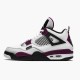 Jordan 4 Retro PSG Paris Saint-Germain CZ5624-100 Hvid/Sort-Metallic Guld-Bordeaux Sko