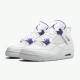 Jordan 4 Retro Metallic Purple CT8527-115 Hvid/Metallic Sølv-Court Lilla Sko