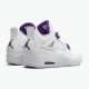 Jordan 4 Retro Metallic Purple CT8527-115 Hvid/Metallic Sølv-Court Lilla Sko