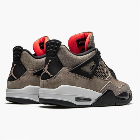 Jordan 4 Retro Taupe Haze DB0732-200 Taupe Haze/Oil Grå-Off Hvid-InfraRød 23 Sko